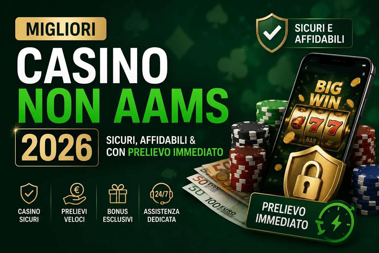 Migliori casino online non AAMS per italiani